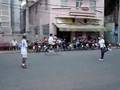 Vietnam kicking feathered shuttlecock