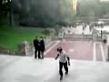 Indian Comedian Dan Nainan Skating Stairs in Central Park Indian Comedian Dan Nainan Skating Stairs in Central Park
