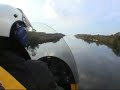 Autogiro Magni-M16: Volo radente sul fiume Autogiro Magni-M16: Volo radente sul fiume