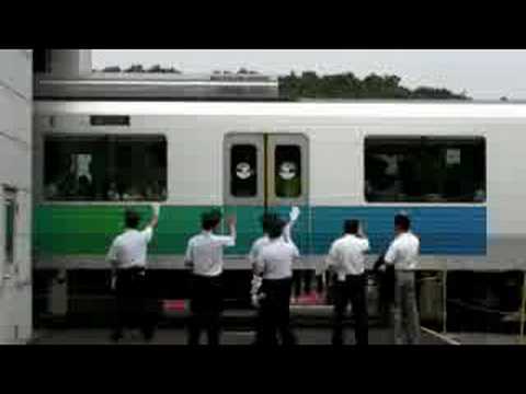 西武鉄道　30000系　武蔵丘研修場出発
