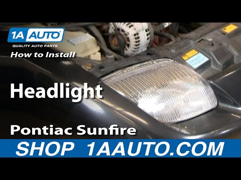 How To Install Replace Headlight Pontiac Sunfire 95-02 1AAuto.com