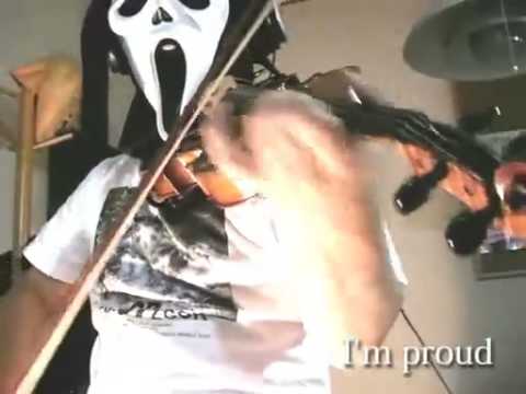 played with violin 