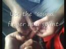 Splinting finger Splinting finger