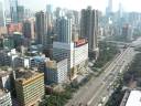 Here is the view from the top of my apartment building in Guangzhou, China. The apartment building is a total of 29 floors. My apartment is located on floor 27. What a view!