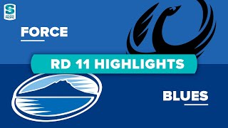 Force v Blues Rd.11 2022 Super rugby Pacific video highlights