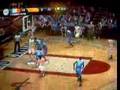 NBA Live 08 - Tony Parker halfcourt alley oop & Golden suit!