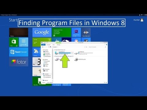 how to locate files on windows 8