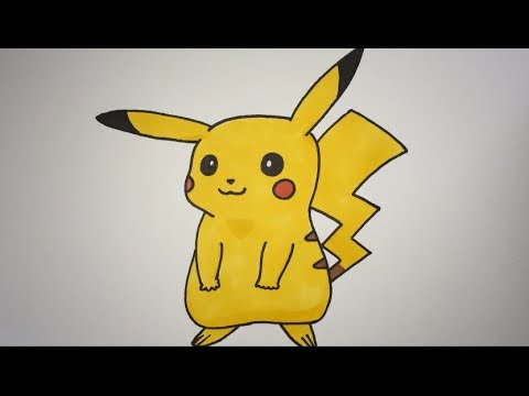 how to draw pikachu