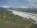 Delta Airlines - Salt Lake City to Jackson Hole Landing