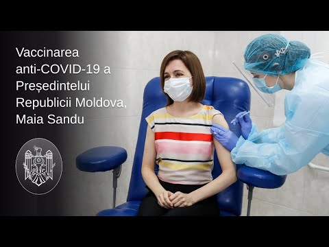 Președintele Maia Sandu: „Vă îndemn pe toți să vă vaccinați. Acum există suficiente doze de vaccin în Moldova”
