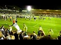 The final whistle blew and the stewards tried in vain to stop the Newcastle fans sprinting on to the pitch. Seemed a little harsh that Plymouth fans had to listen to 