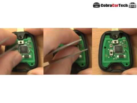 How to change a Citroen or Peugeot key fob case