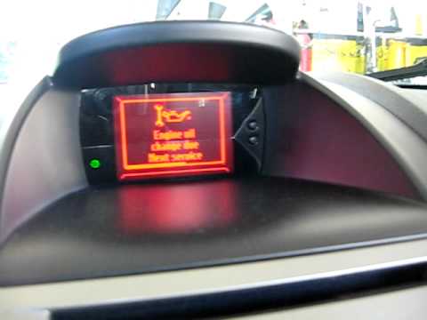 how to reset oil light