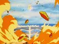 dbz   ocean dub vegeta using final flash with funi music