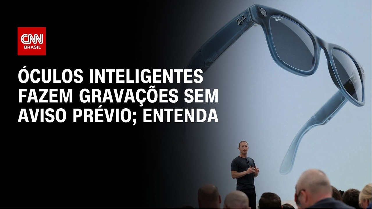 Conheça os óculos inteligentes que gravam sem aviso prévio | LIVE CNN