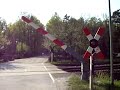 WSSB BÜ DDR Halbschranke in Doberlug-Kirchhain ( Rückersdorf ) Bahnübergang in Bad Erna