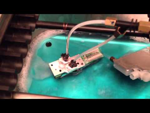 how to unclog dx4 printhead