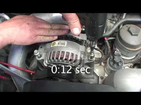 how to change serpentine belt on 6.0 powerstroke