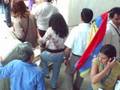 profesores del DIC marchando