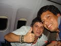 Sanz en el avion llegando a lima tren de los momentos