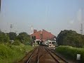 朝の常総線・複線区間(3/4)Joso line Double-track section cockpit view
