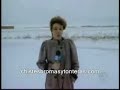 Periodista bañada en nieve