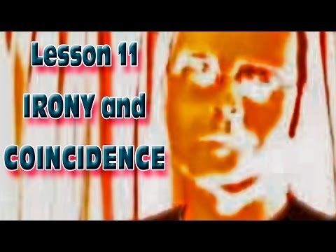 Learning English - Lesson atheist ten (irony and coincidence).