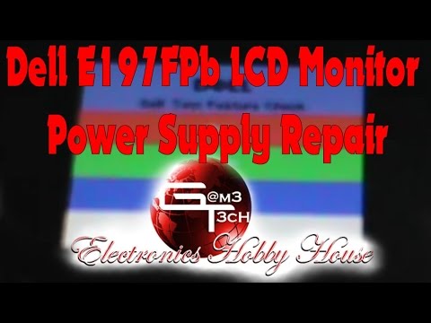 how to repair lcd monitor power supply