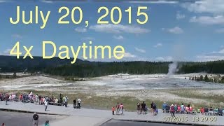 July 20, 2015 Upper Geyser Basin Daytime 4x Streaming Camera Captures