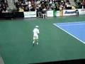 Roddick imitates agassi!