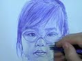 Drawing with a ball-point pen.... (time-lapsed) Drawing with a ball-point pen.... (time-lapsed)