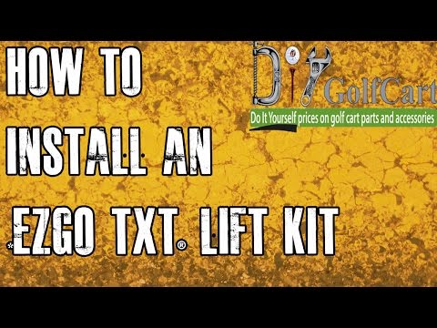 EZGO Lift Kit  | How To Install Spindle Kit on TXT Golf Cart