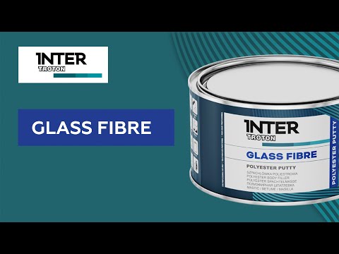 Нанесение шпатлевки GLASS FIBRE Inter Troton
