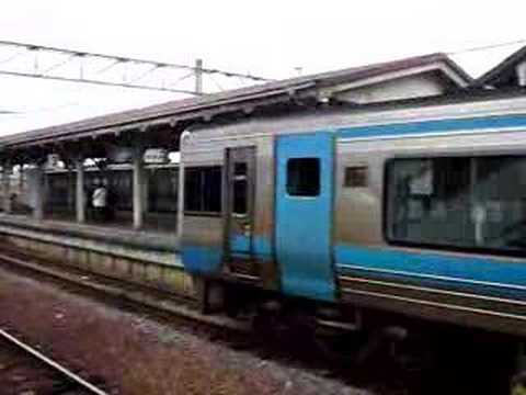 2008.01.16　高知方面行き2000系南風、琴平駅