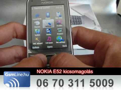 Nokia E52 Navi teszt vide�