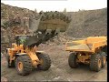 4. K�rteknik Volvo hjullastare: Lastning av berg