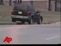 Raw Video: Icy Road Has Drivers Sliding