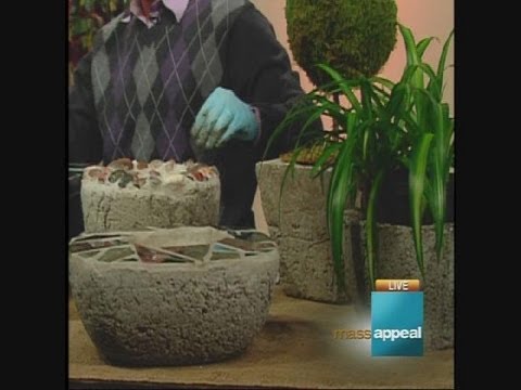 how to cover a sink with hypertufa