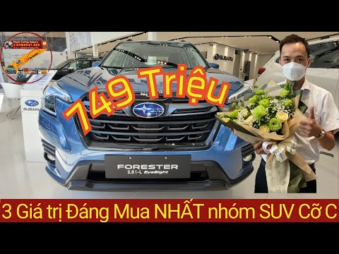 Xe Subaru giảm sốc 280 Triệu - Giá Subaru Forester 2023 chỉ từ 749 Triệu - Rẻ nhất SUV cỡ C