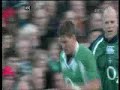 Ronan O'Gara scores against France