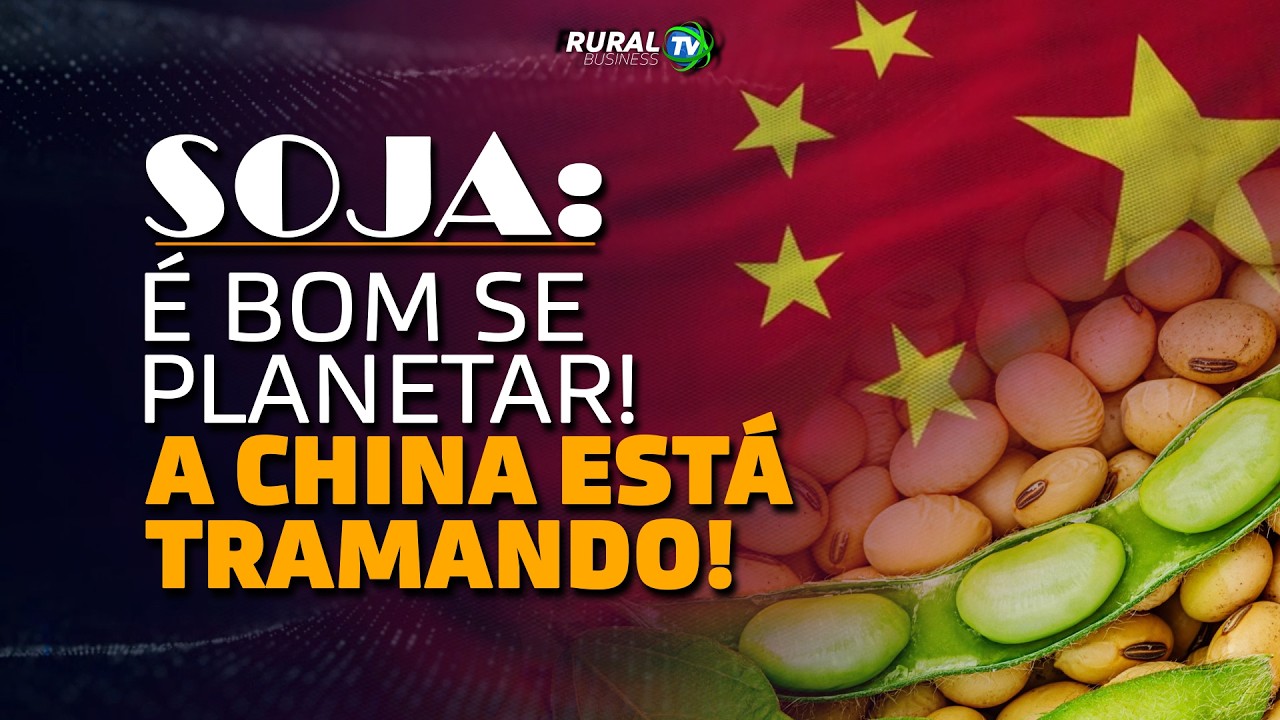 SOJA: É BOM SE PLANEJAR! A CHINA ESTÁ ARMANDO