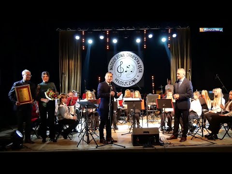 10 lecie Młodzieżowej Orkiestry Dętej z Domu Kultury we Włoszczowie.