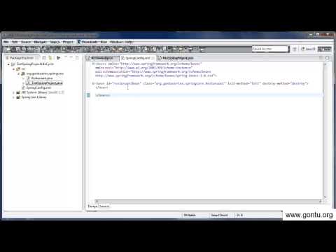 how to define application context in spring