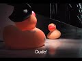 Rubbery Ducky at the Library