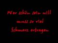 videos de Wer schön sein will muss leiden Oomph! Lyric