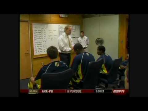 Michigan vs. Duke 2008 - John Beilein Pre Game Speech
