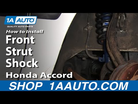 How To Install Replace Front Strut Shock Honda Accord 94-97 1AAuto.com
