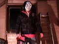 Crazy man with Skullface