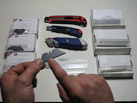 how to snap off blade utility knife