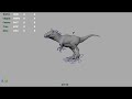 T-rex walk cycle